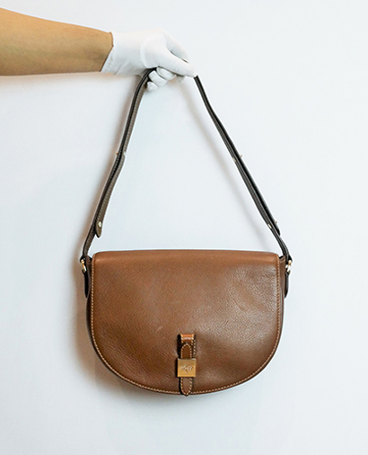 Tessie Satchel, &pound;450, Handbags, Leather, Front view